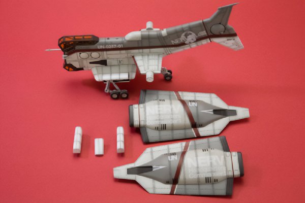 画像2: 【再販】『ヱヴァンゲリヲン新劇場版』 要人輸送用ネルフ司令官専用垂直離着陸機 (2)