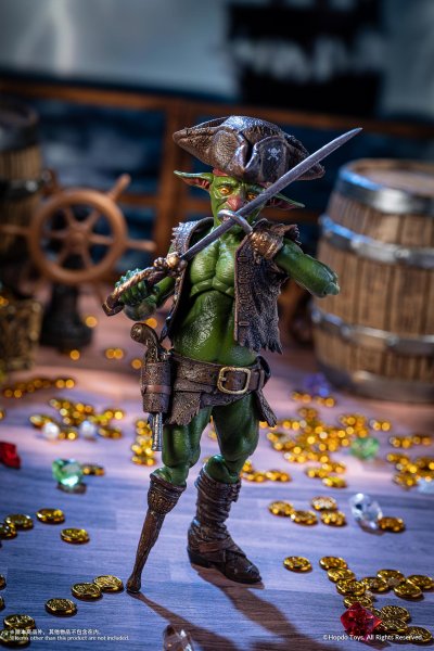 画像11: HopDo Toys ゴブリン族シリーズ 海賊ゴブリン 1/12スケール可動フィギュア (11)