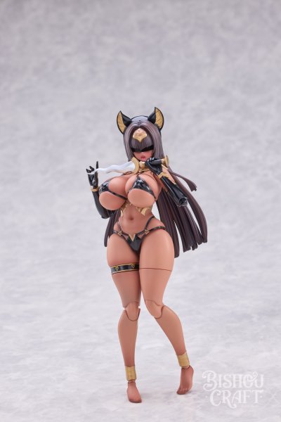 画像6: BISHOUCRAFT 異世界絵巻 エジプトの女神 1/12スケール可動フィギュア (6)