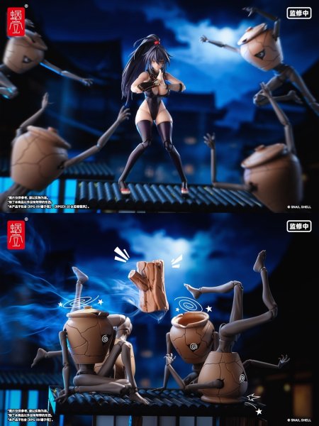 画像7: SNAIL SHELL(蝸之殻) RPGEX-10 女忍者 裂風 1/12スケール可動フィギュア専用オプションパーツセット (7)