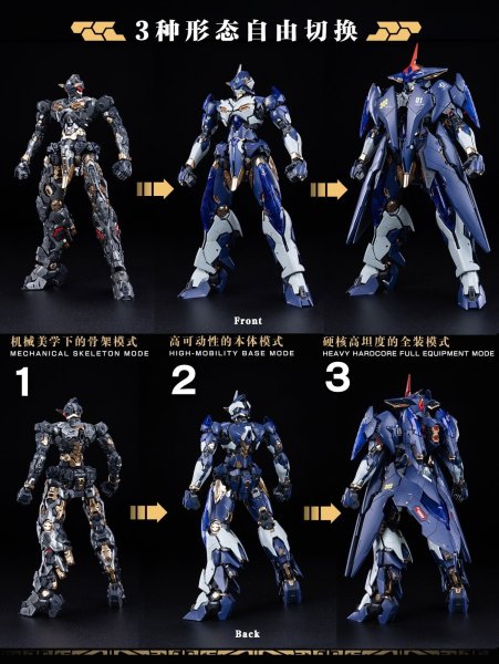 画像3: XIAOT 龍紋鏢局 令曜(れいよう) 1/100スケールプラスチックモデルキット (3)